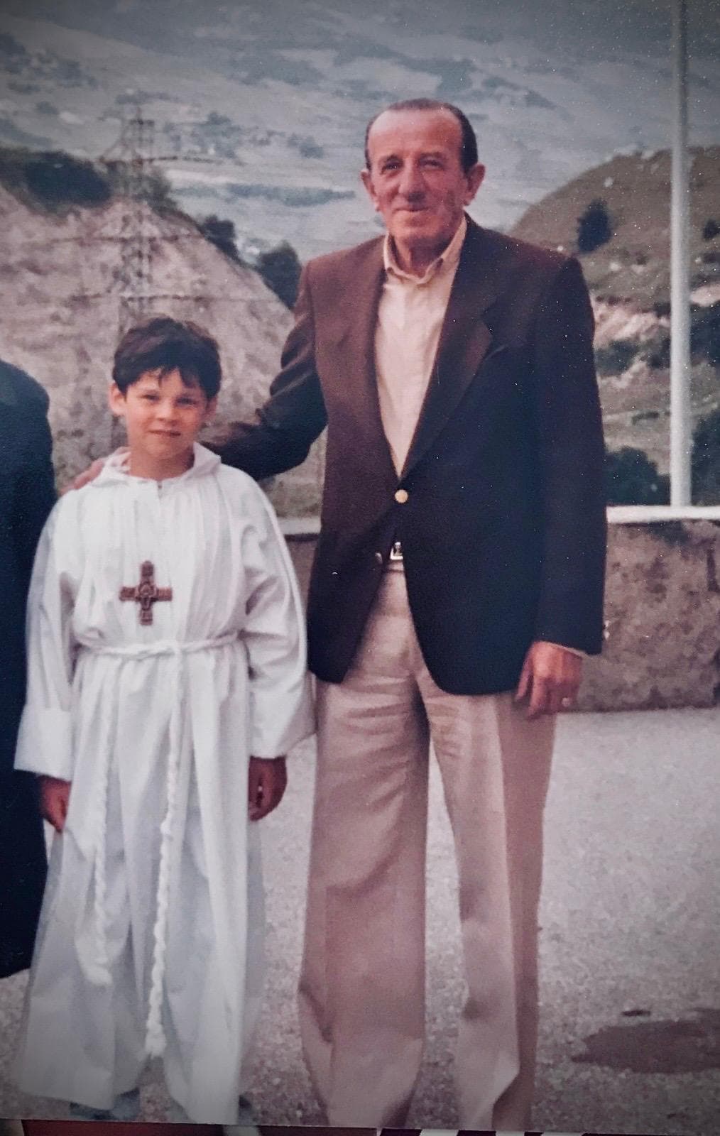 Franco et son grand-père